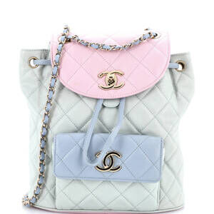 Chanel Duma Drawstring Backpack Quilted #241948C43B